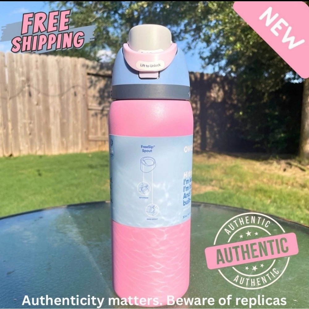 Owala 32 oz Freesip Pink Skies (SHIPS NEXT DAY) Free Shipping